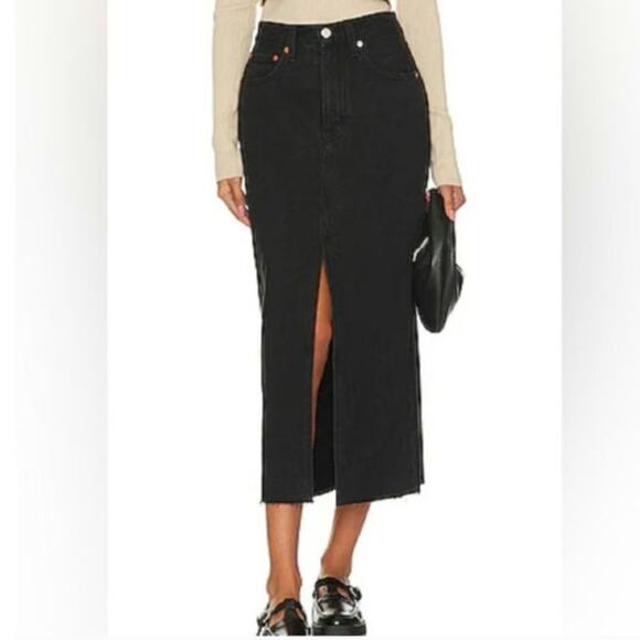 Pistola Alice Underground High Waist Denim Skirt - Picture 1 of 11